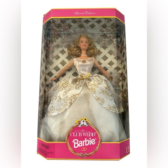 Barbie Other - Barbie Special Edition in White and Gold Gown